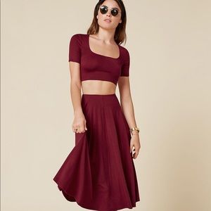 Reformation Don Two Piece Blue/Marine XL